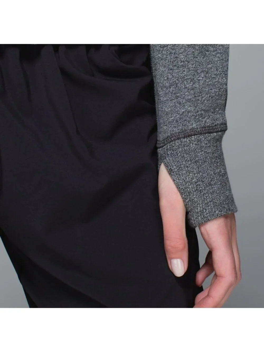 Lululemon Hug It Out Jacket Heathered Speckled Black